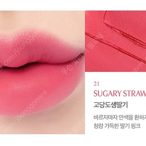 새상품) 클리오 쉬폰 블러 틴트 21 고당도생딸기 봄웜 여쿨 갈웜 겨쿨