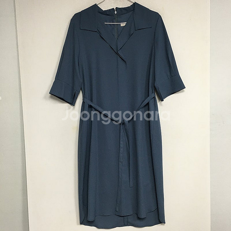 빈폴 레이디스 오픈칼라 벨티드 원피스 95 / 랑방 마...--0