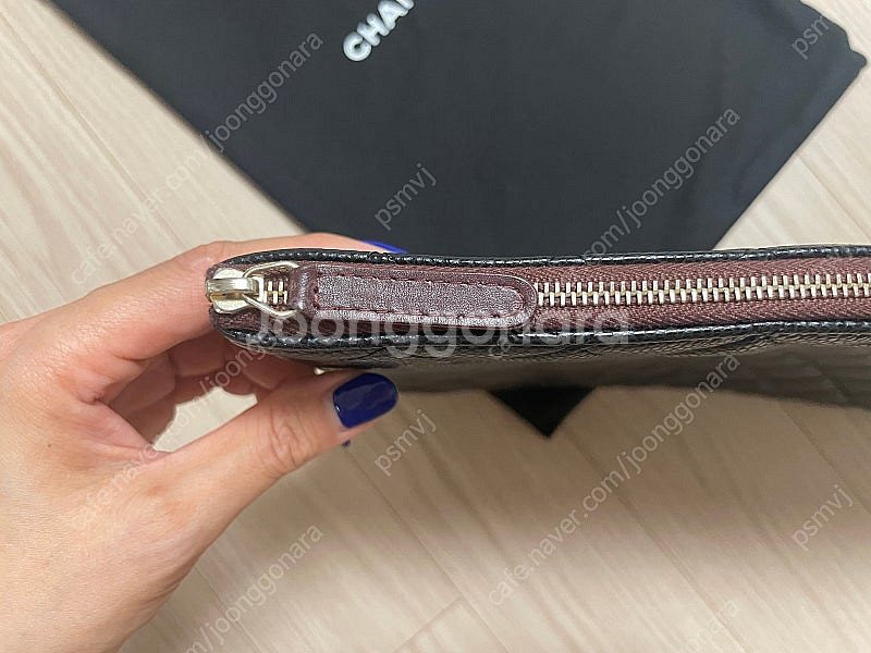 샤넬 캐비어클러치 라지--2