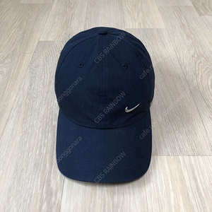 [17,000] (ONE SIZE) 00's 나이키 NIKE 코튼 나일론 메탈 스우시 워시드 볼캡 네이비