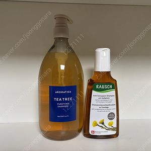아로마티카 대용량 티트리 퓨리파잉 샴푸 1L (1000ml)+라우쉬 콜츠푸트 안티-댄드러프 샴푸 200ml