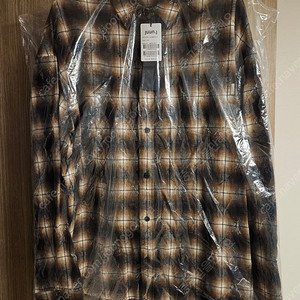 준지 / 25fw 아가일 셔츠 브라운 / 50(105)