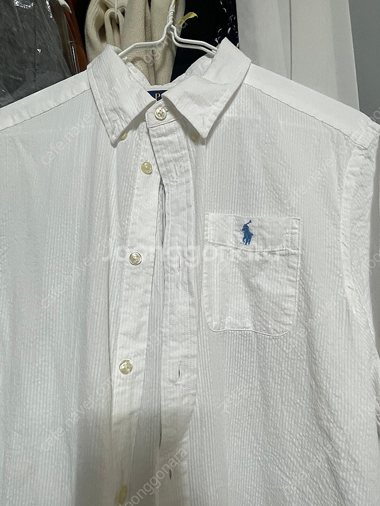 폴로 보이즈 시어서커 반팔 셔츠 XL--0