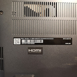 MSI Modern 14 B5M 노트북