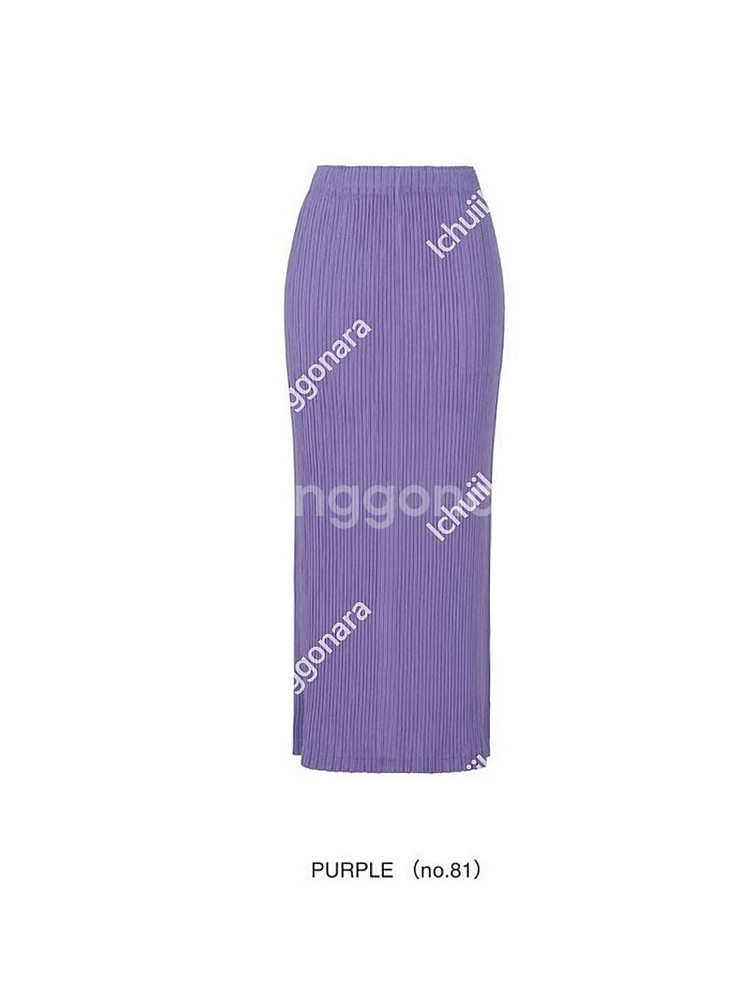 이세이미야케 링클드 블럭 가디건,해칭 스커트 플리츠플리...--7