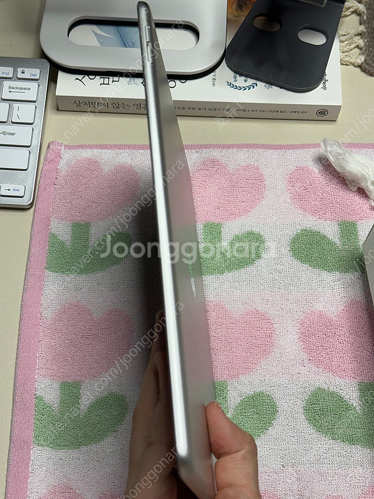 아이패드 에어2 Air2 128g 실버 와이파이 박스있...--3