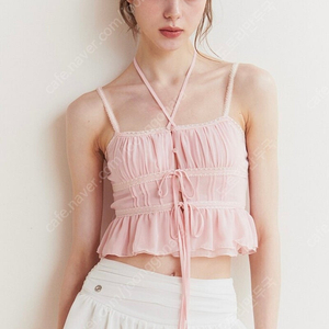 페인오어플레져 WHISPER BUTTON TOP pink s