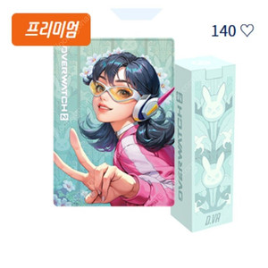 오버워치 눈송이 디바 마우스패드 미사용