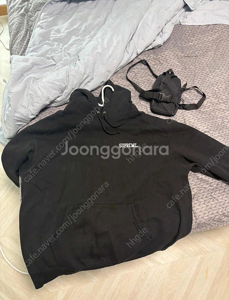 슈프림 아나키 후드티 블랙xl 24ss--0