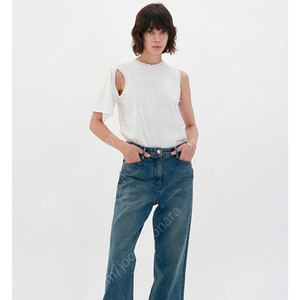 로우클래식 스트레이트 핏 데님 진 STRIGHT FIT JEANS- WASHING DENIM 스몰사이즈