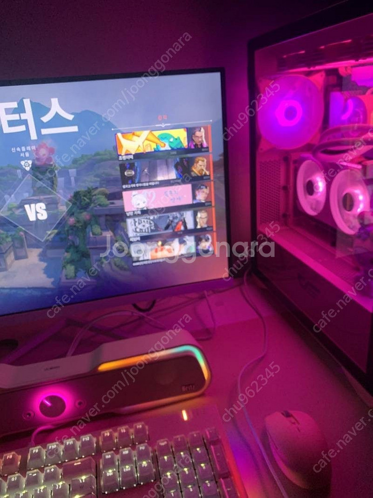 핑크색 게이밍 컴퓨터 rtx 4060--1