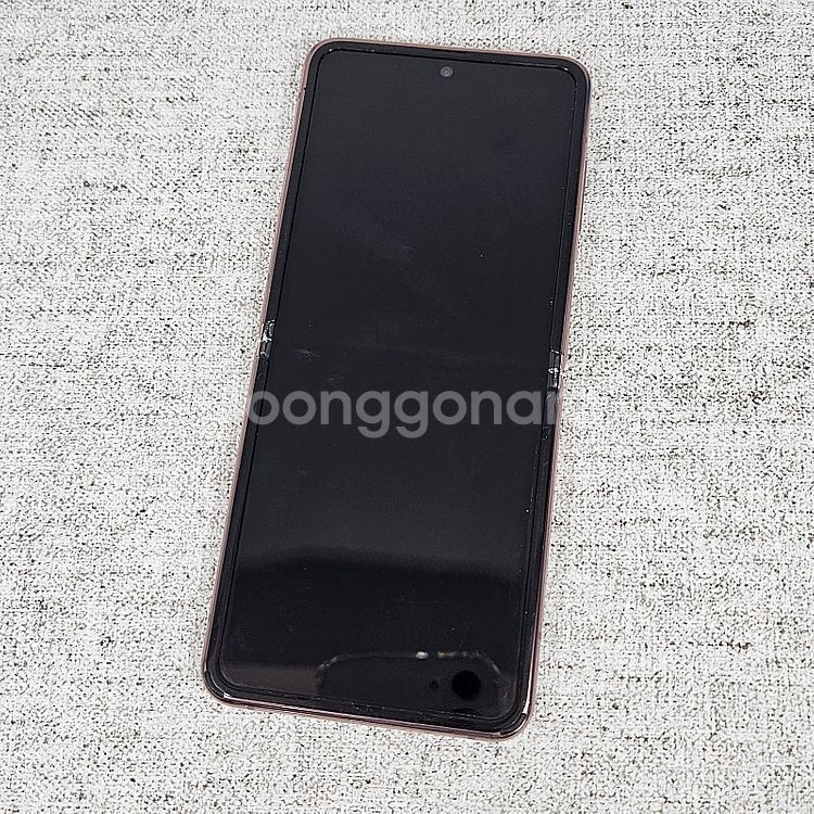 - F707N 갤럭시Z플립 5G 브론즈 무잔상/기능정상...--7