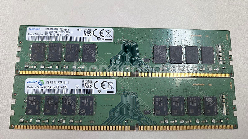 삼성 데스크탑 DDR4 8GB 2개--0