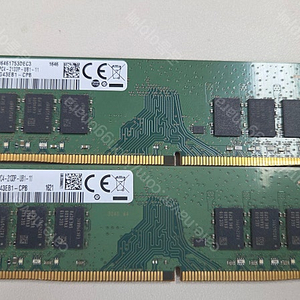 삼성 데스크탑 DDR4 8GB 2개