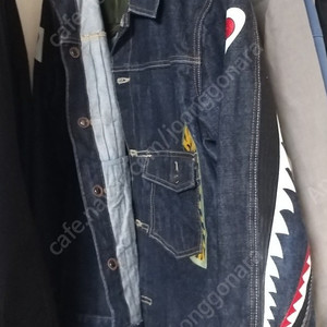 Bape Shark Denim Jacket XL 베이프 샤크 데님 청자켓 XL