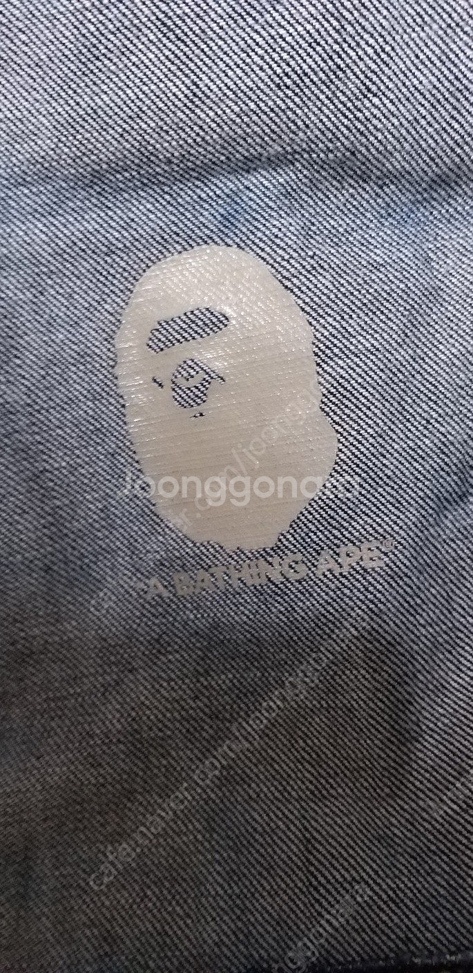 Bape Shark Denim Jacket XL 베이프...--6
