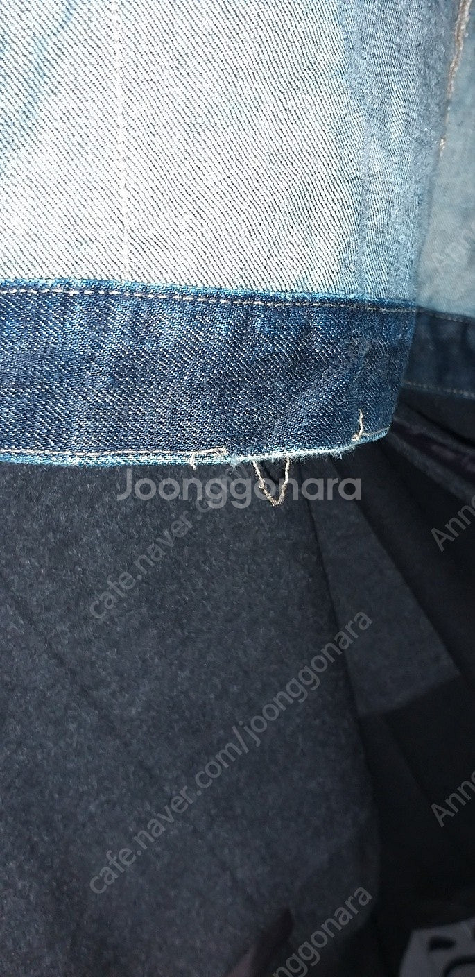 Bape Shark Denim Jacket XL 베이프...--9