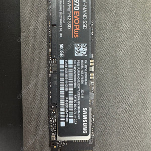 삼성 970 EVO Plus 500GB