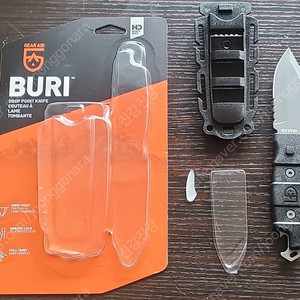 BURI티타늄코팅 나이프+노톨로지 익스페디션 PARACORD 팔찌 (휘슬 버클)