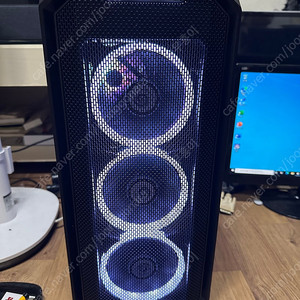 i5-12400F//3060ti 게이밍컴퓨터 + 모니터2대