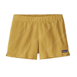 파타고니아 우먼 배기스 반바지 2.5인치 S 옐로우, 코랄