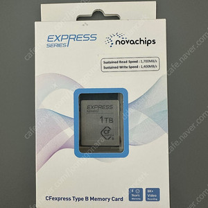 노바칩스 EXPRESS Series CFexpress Type B Card 1TB 미개봉 신품 판매(택포)