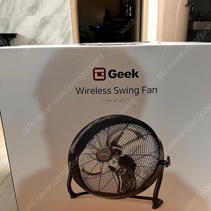 GEEK 3D 좌우회전 16인치 캠핑 무선 스윙 선풍기 서큘레이터 미개봉 새상품