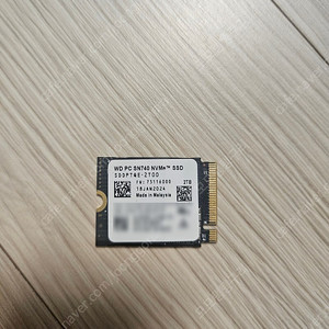 SSD SN740 2230 2TB 판매합니다.