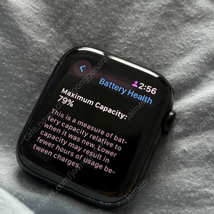 애플워치 5 스테인레스 블랙 44mm