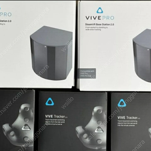 HTC VIVE 바이브 트래커 3.0 3개, 베이스스테이션 2.0 2개 판매