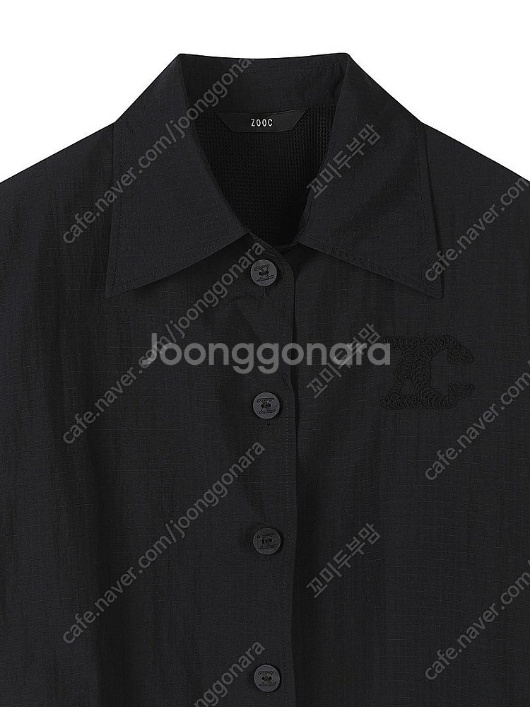 ZOOC 주크 드로우스트링 크롭 블라우스 새상품--6