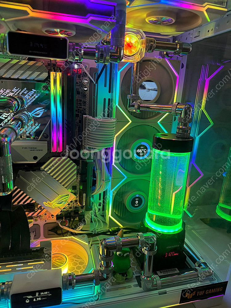 14700k 커스텀수냉 반본체 팔거나 각개합니다--3