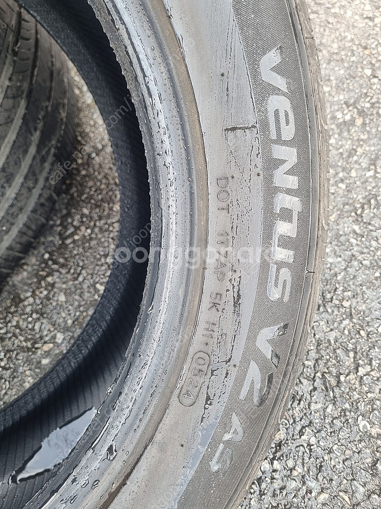 [판매]한국 벤투스V2 AS 2455018 중고 타이어...--1