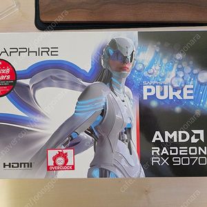 SAPPHIRE 라데온 RX 9070 XT PURE OC D6 16GB / 9070xt 퓨어 판매