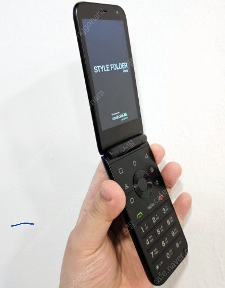스타일 폴더폰 M120 블랙 휴대폰 공기계 자급제 핸드폰 공폰 효도폰 어르신폰 공신폰 초등폰 어린이폰 이미지