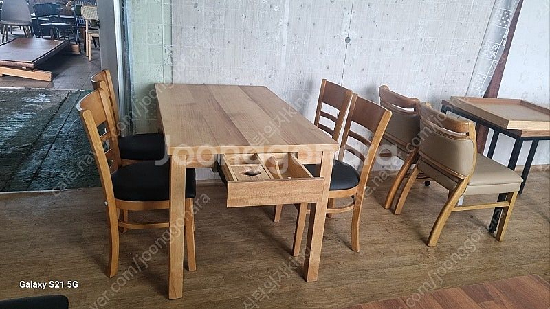식당용 업소용 베트남산 식탁 수저통포함 14조 있음 식...--1