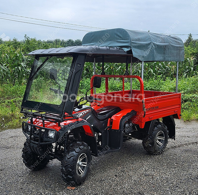 ATV 농업용 화물오토바이 헌터250cc 사륜바이크--0