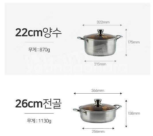 독일 마이키친 스텐냄비 인덕션가능 저렴하게 판매해요 3...--6