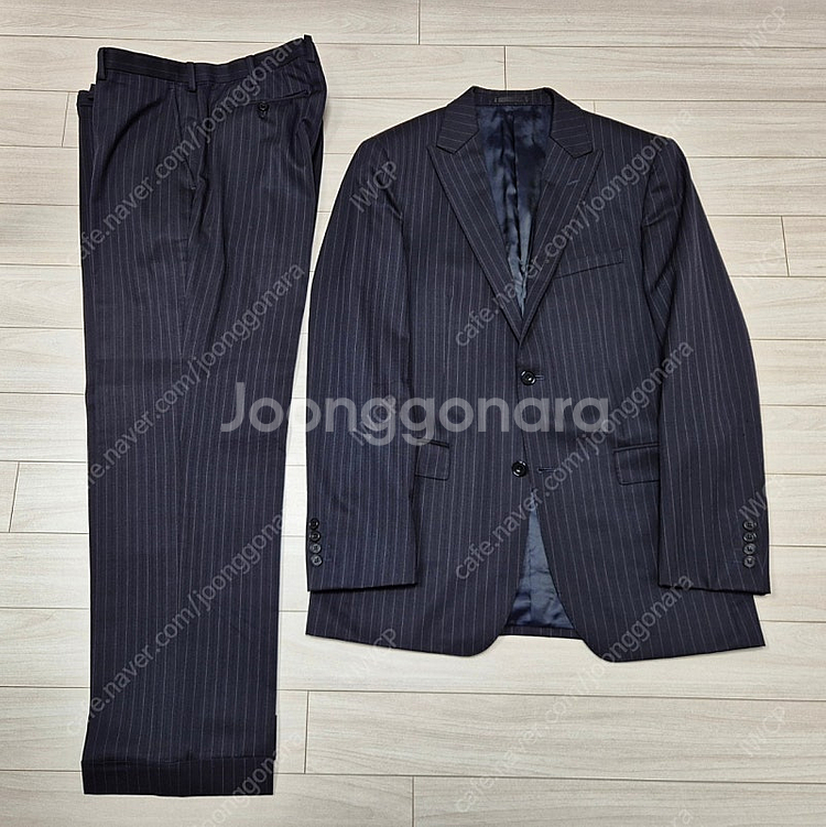 버버리 블랙라벨 피크라펠 수트 정장 (42L)100~1...--1