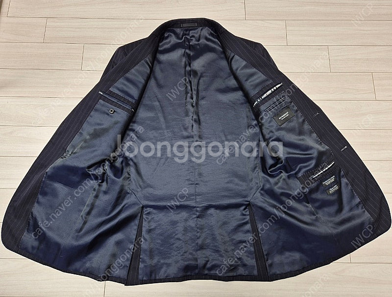 버버리 블랙라벨 피크라펠 수트 정장 (42L)100~1...--2
