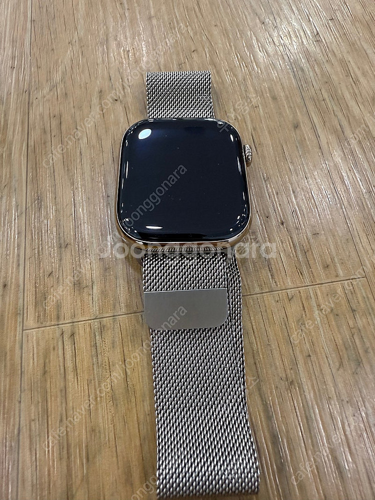 애플워치10 골드티타늄 46mm 애케플0 팝니다--2