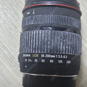 SIGMA 18-200 F3.5-6.3 DC 렌즈