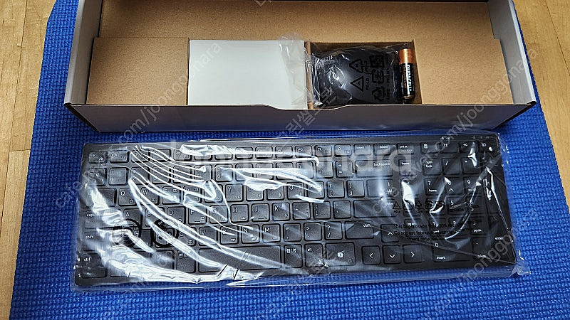 Dell KM555 저소음 키보드+마우스 세트 미사용품--3