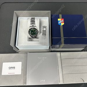 [가격인하] 오리스(ORIS) 식스티파이브 40mm 녹판 판매합니다.