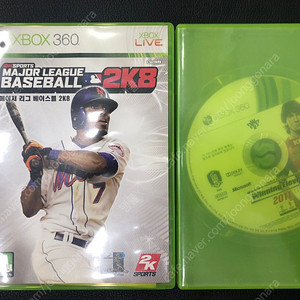 Xbox360 MLB 2k8 +위닝2011 두장 일괄4천원