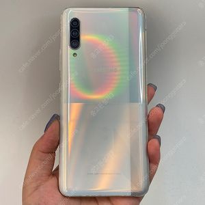 91296(울산중고폰) 갤럭시A90 실버 128GB 판매합니다 10만원 텔레그램OK