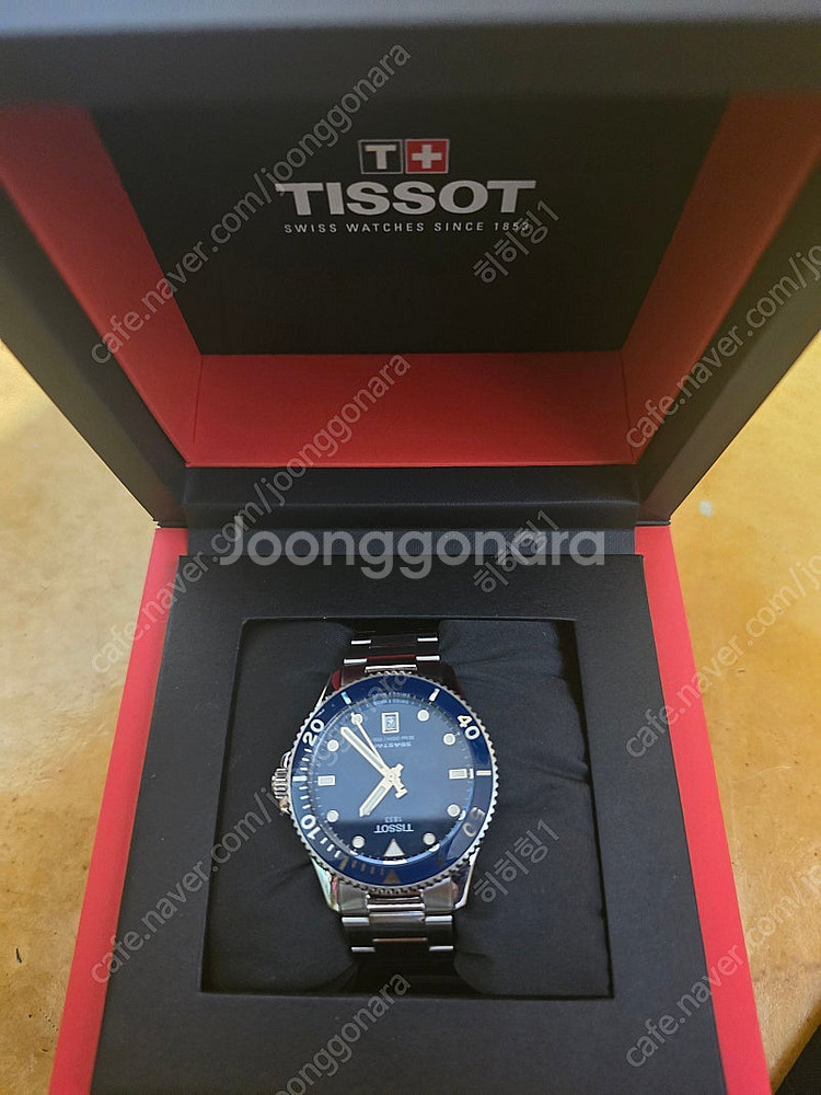 티쏘 씨스타 1000 40MM 청판 T120.410.1...--1