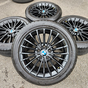 [판매] BMW 3 시리즈 17인치 순정 휠타이어 세트 팝니다.F30 225 50 17