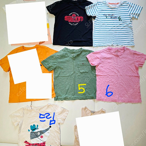 탑텐키즈, 스파이더맨 120 반팔티셔츠, 여름 데님 7부 팬츠, 반바지, 나시티. 드림 있음