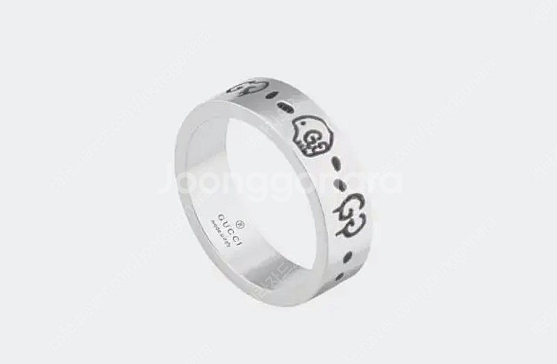 <정품> 구찌 고스트 반지 팝니다(6mm)--0